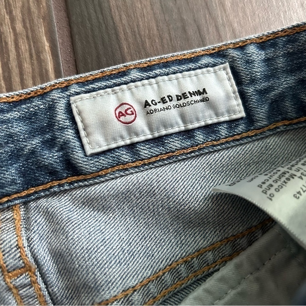 AG Adriano Goldschmied Ex Boyfriend Slouchy Slim Distressed Jeans 12 Yr Ara 25 - Picture 6 of 8